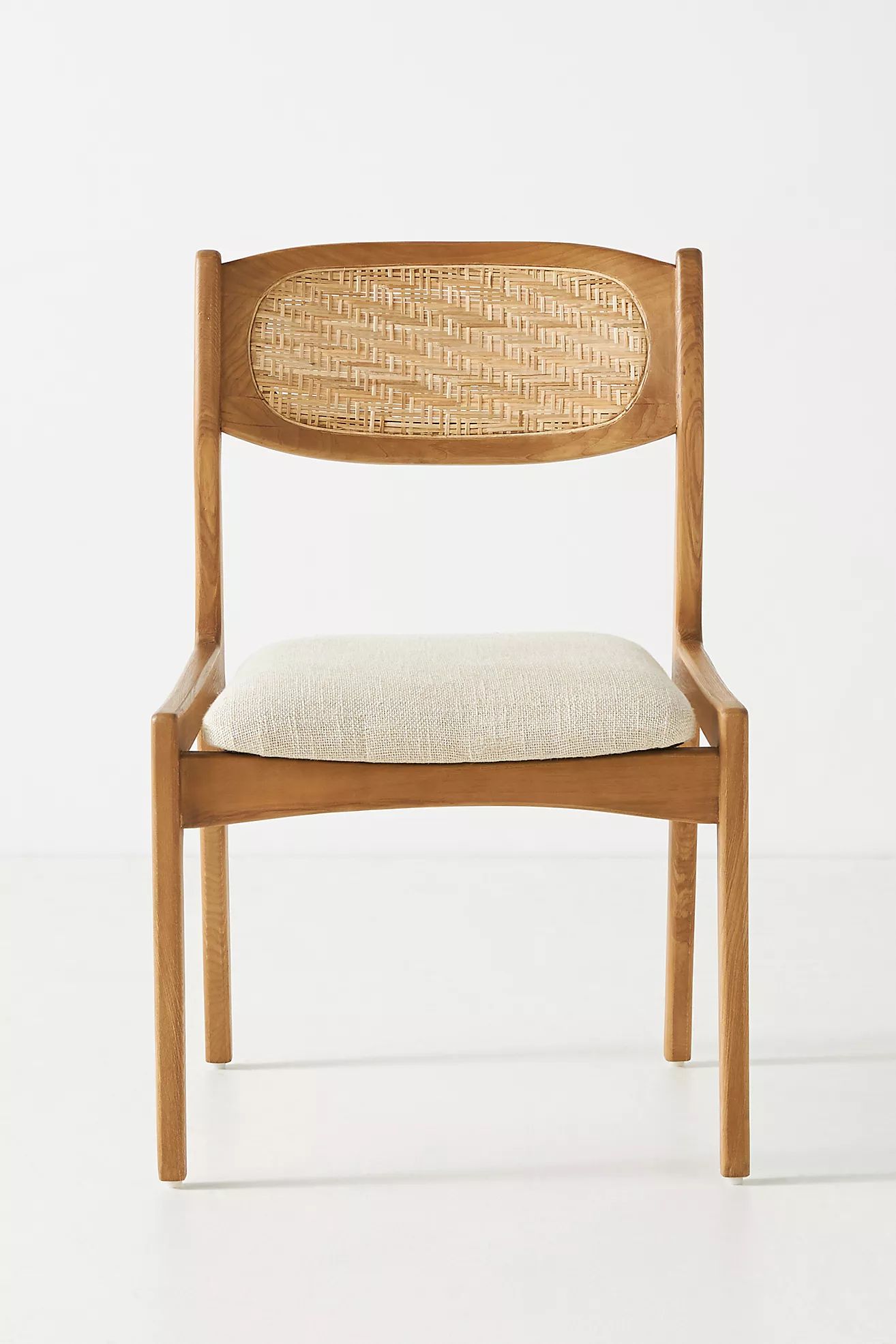 Zoey Caned Armless Dining Chair | Anthropologie (US)