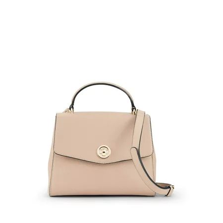 Metallic Sky Top Handle Flap Shrunken Satchel | Walmart (US)