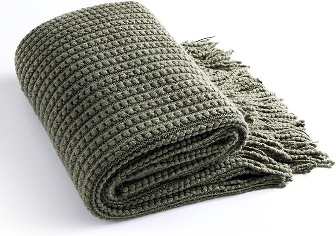 Blagic Knitted Throw Blanket for Couch Soft Farmhouse Boho Throw Blanket with Tassels Home Decora... | Amazon (US)