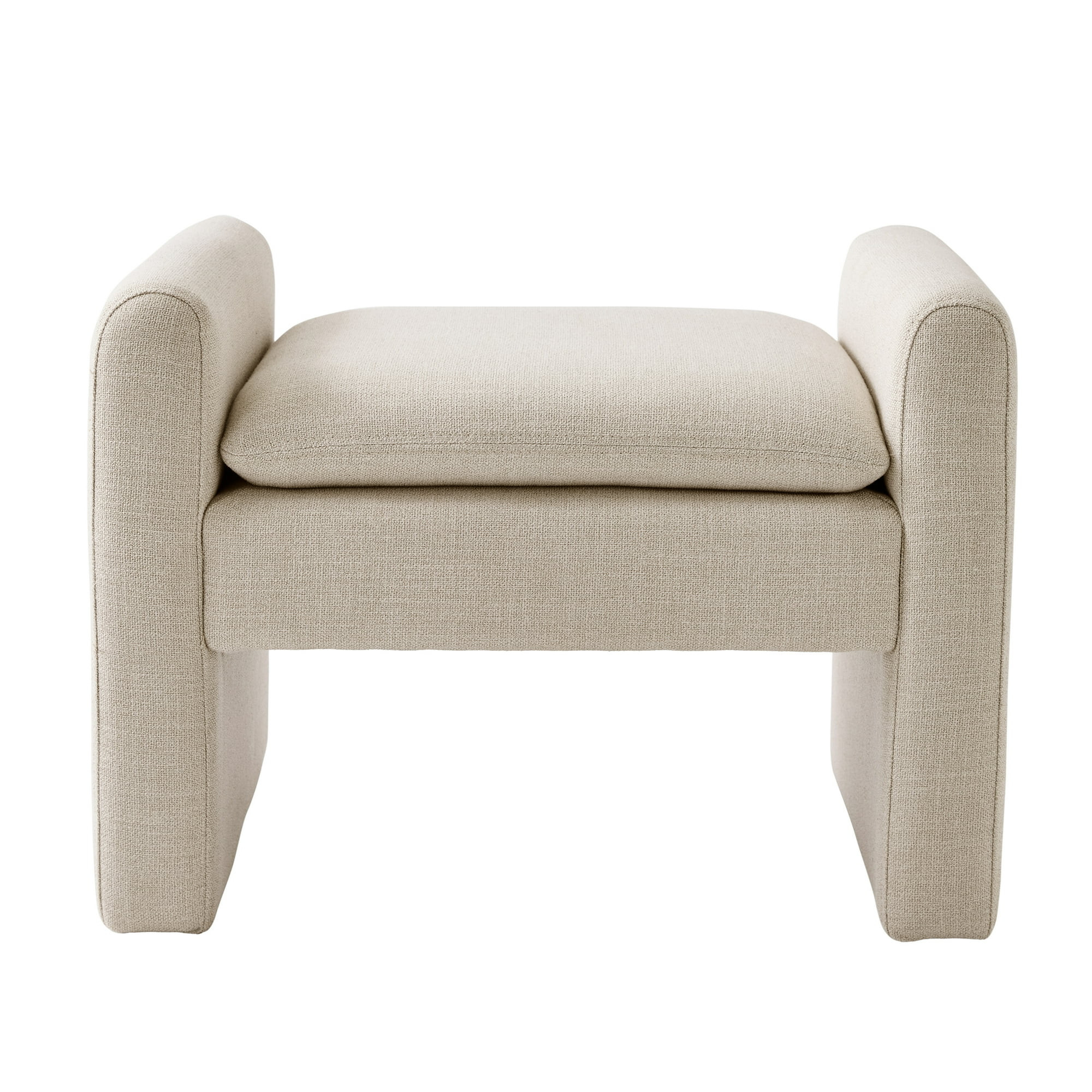 Better Homes & Gardens Emerson Ottoman, Cream | Walmart (US)