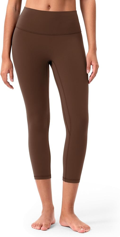 Colorfulkoala Dreamlux No Front Seam Capris Leggings 21" Inseam | Amazon (US)
