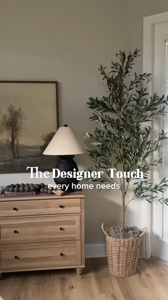 The designer touch every home needs. 🌿 This olive tree instantly made the space feel warmer, softer, and more collected. #LTKHome #NeutralHome #HomeDecor #OliveTree #CoastalStyle

#LTKHome