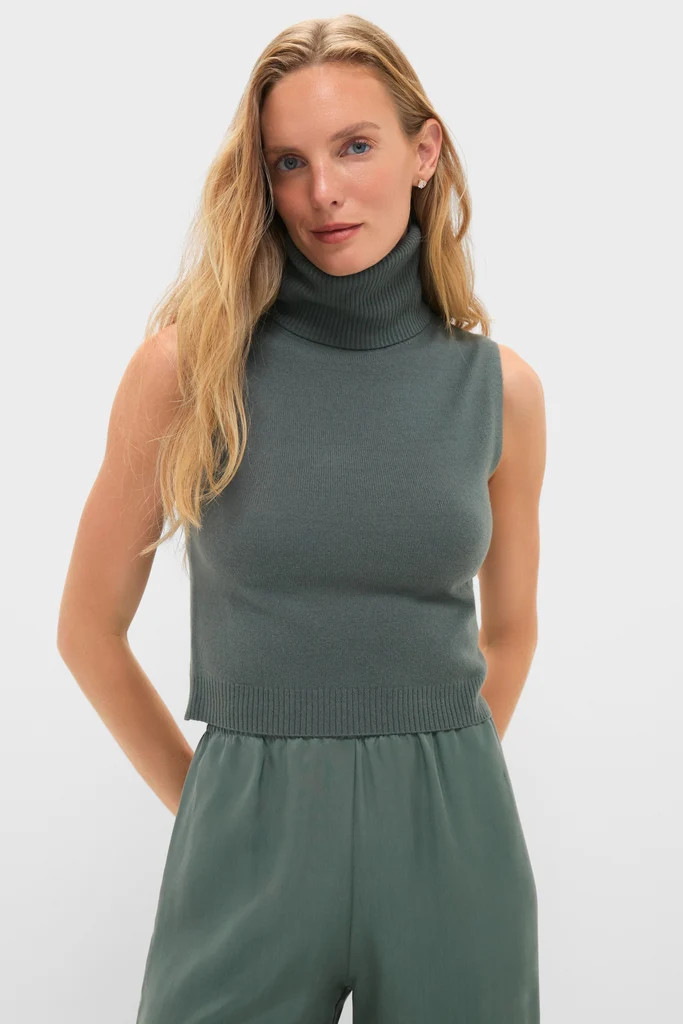 Eucalyptus Zoe Sleeveless Turtleneck | Tuckernuck (US)