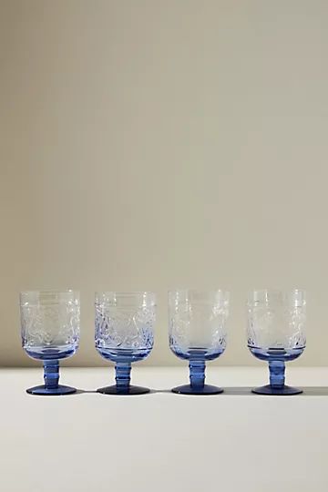 Toni Wine Glasses, Set of 4 | Anthropologie (US)