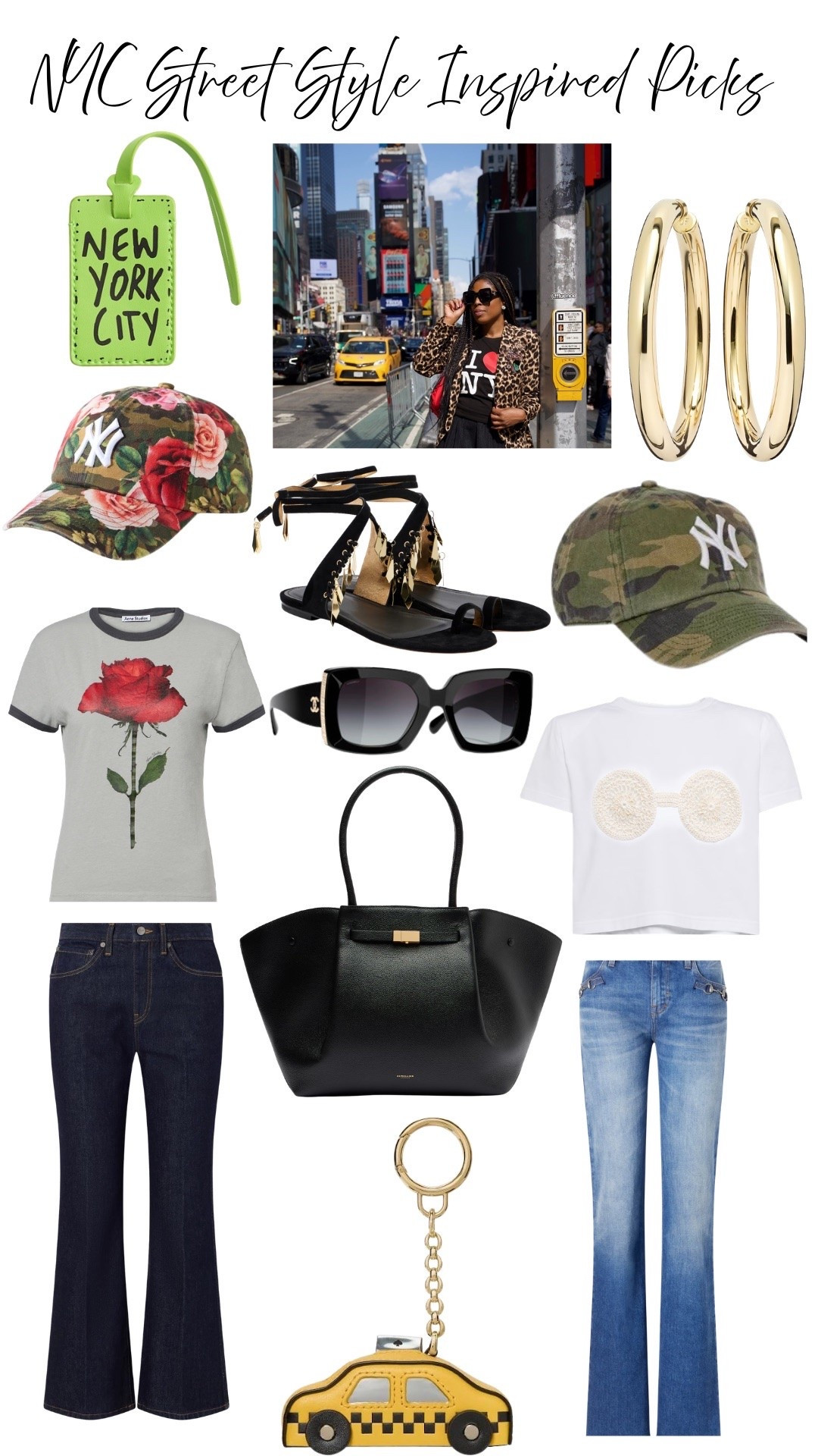 Lately I’ve been finding so much style inspiration from NYC street style. I love looks that feel polished but still have personality, whether it’s a great pair of jeans, a statement accessory, classic hoops, or a bag that pulls everything together. Sharing a few pieces that have been inspiring me lately and giving me all the city-girl fashion vibes.

#LTKootd #LTKSeasonal #LTKTravel