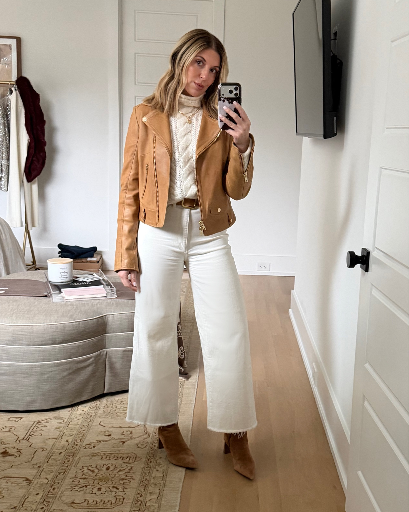 A true investment piece.
The Overland Sheepskin Aerial Moto Jacket is one of those rare gifts that only gets better with time — beautiful leather, impeccable craftsmanship, and made to last a lifetime. A splurge, yes, but one you’ll reach for year after year. @overlandsheepskin #ad


#LTKootd #LTKHoliday #LTKGiftGuide