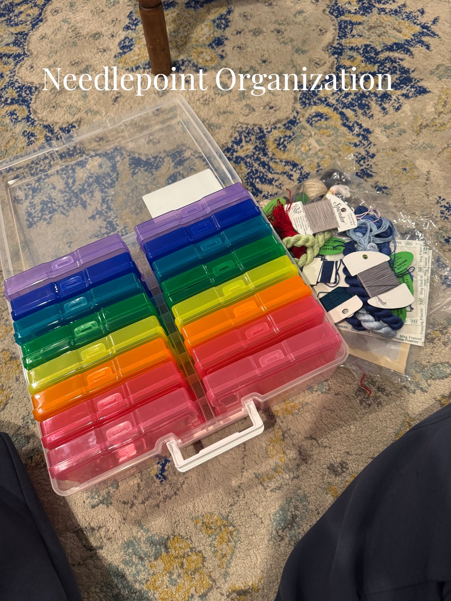 Needlepoint organization on major sale 

#LTKmomlife #LTKSaleAlert #LTKHome