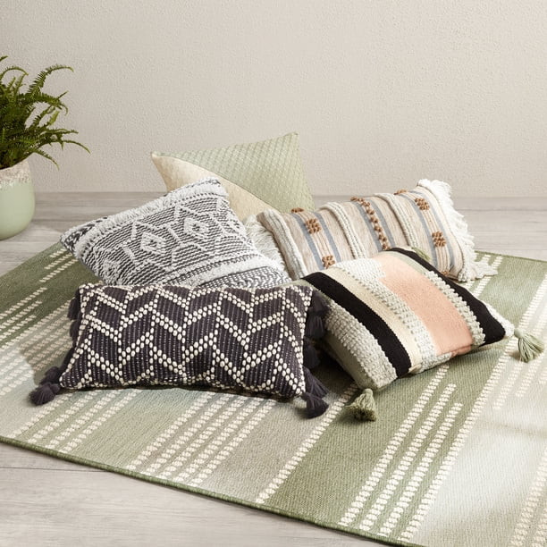 Better Homes & Gardens 14" x 24" Chevron Outdoor Pillow by Dave & Jenny Marrs - Walmart.com | Walmart (US)