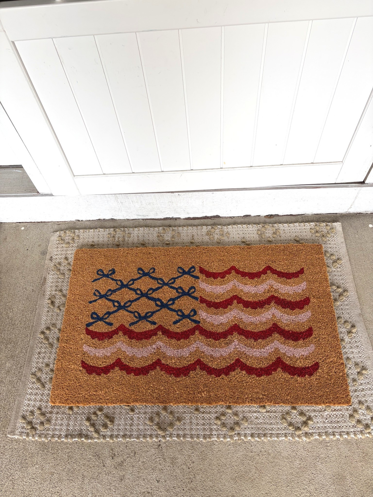 Found the cutest door mat at Walmart! Can’t wait to get all my Memorial Day/4th of July decorations out now and get the porch ready for summer! 🇺🇸 

#LTKSeasonal #LTKHome