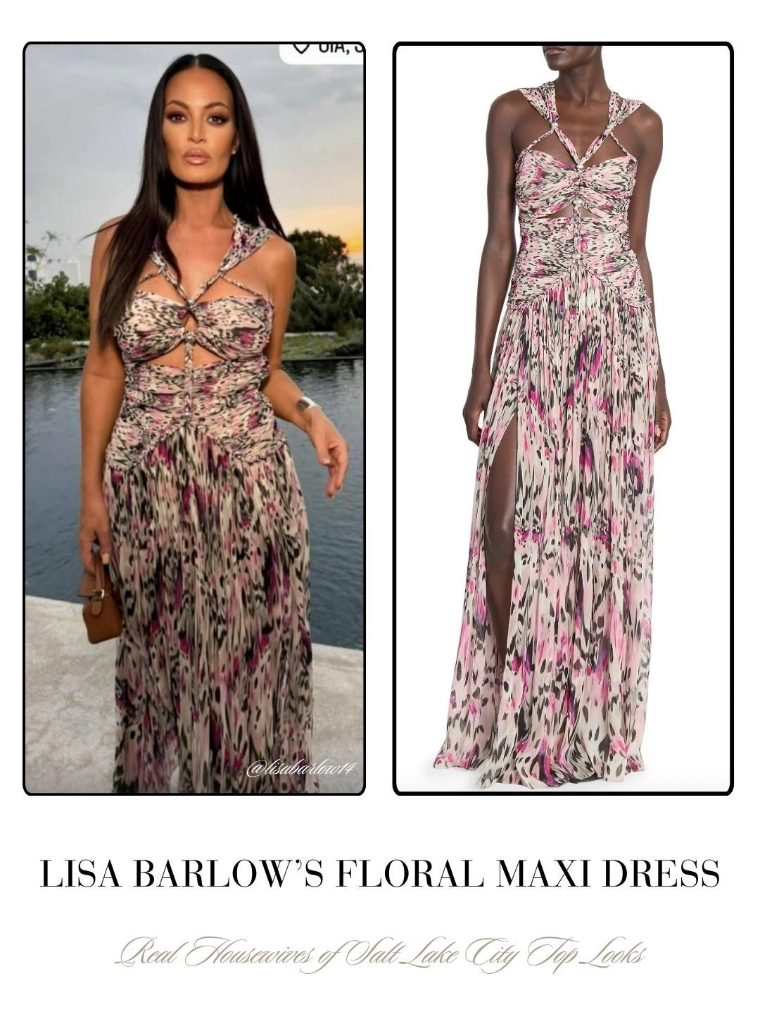 Lisa Barlow’s Floral Maxi Dress 📸 = @lisabarlow14