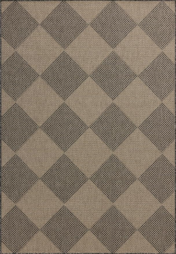 Loloi Chris Loves Julia Providence Collection PRC-04 Graphite/Sand 8'-6" x 12', .12" Pile Height,... | Amazon (US)