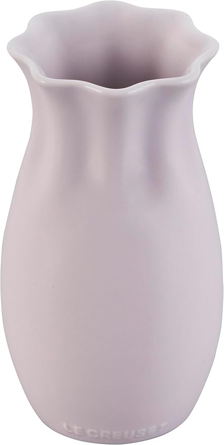 Le Creuset Stoneware Small Flower Petal Vase, 6.5"H x 3.5"D, Shallot | Amazon (US)