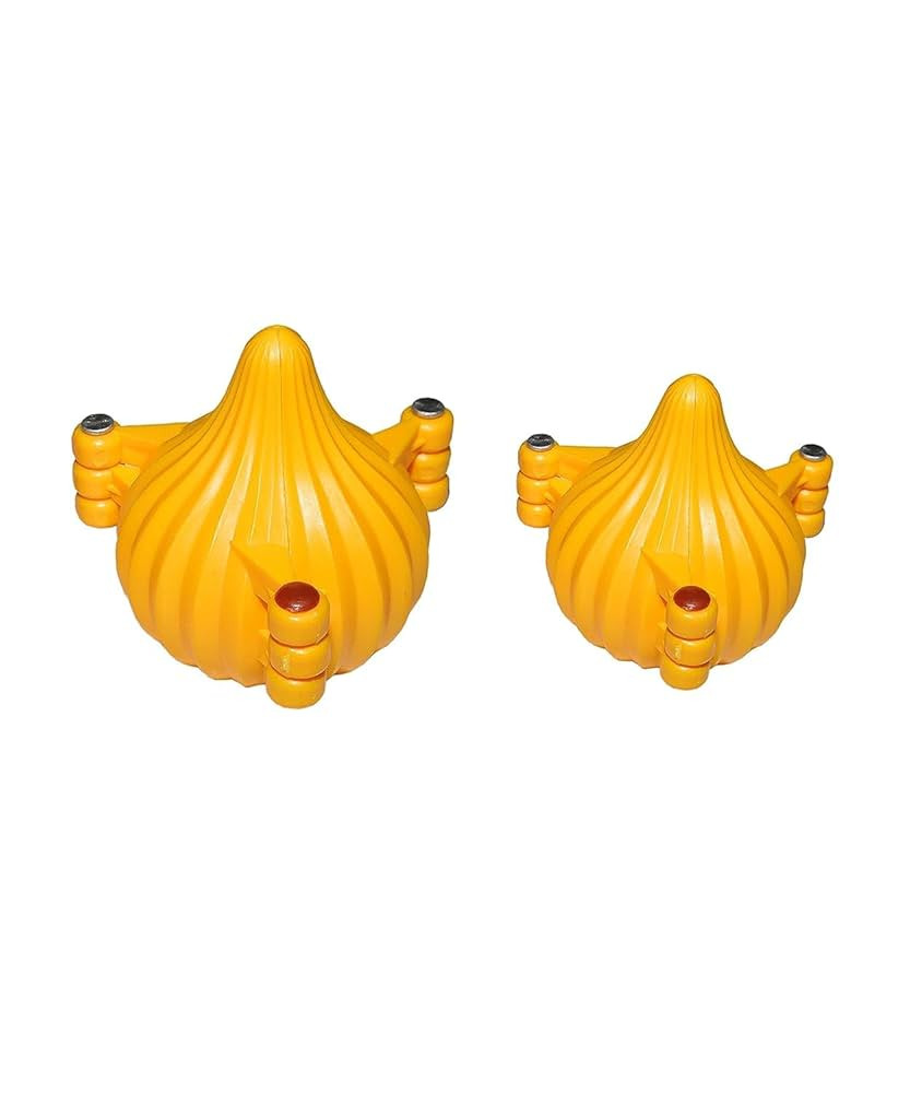 Plastic 2 Pieces Small And Medium 3 Fold Modak Maker Mould For Ganpati, Diwali, Dussehra, And Oth... | Amazon (US)