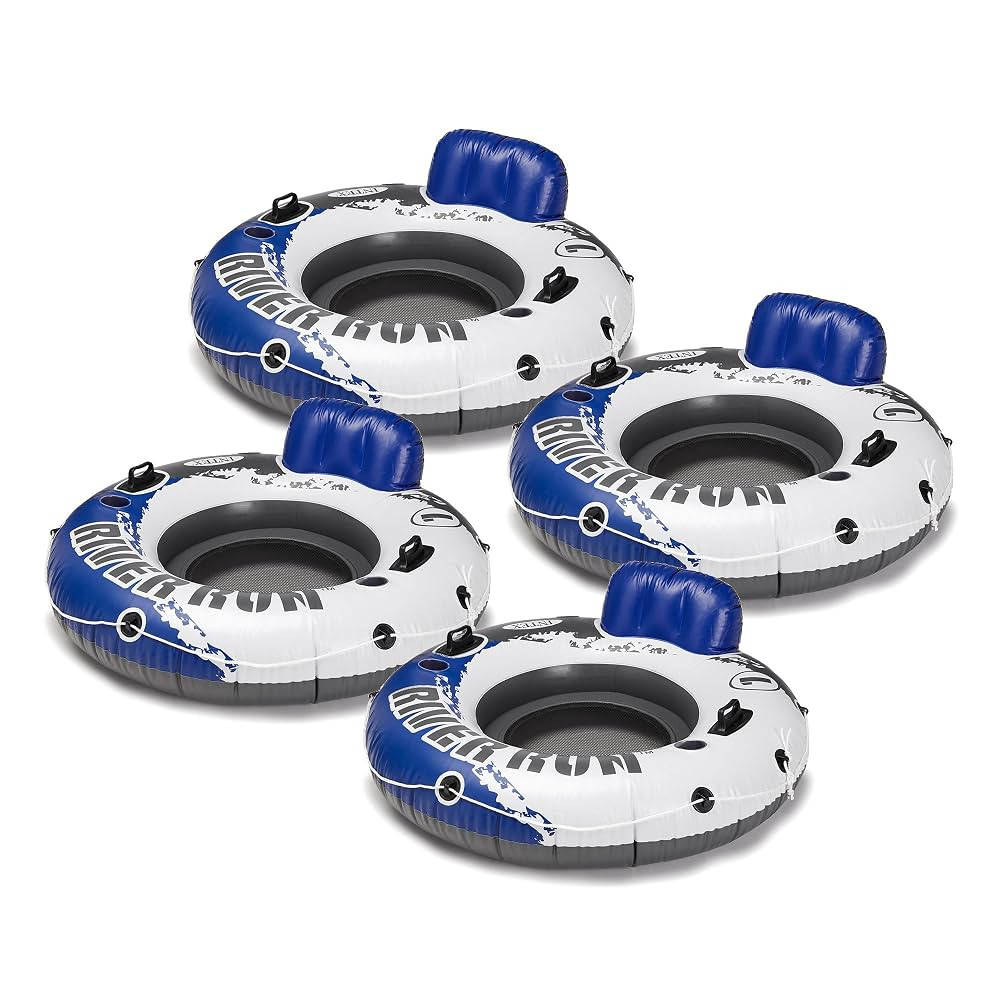 Intex River Run Inflatable Floating Tube Water Raft for Lake River Pool | Amazon (US)