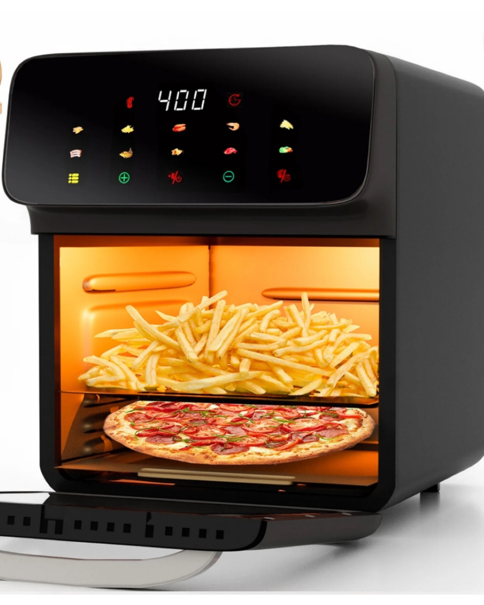 Bluebow Air Fryer 12QT Convection Oven with 10-in-1 Multi Function, Visible Window and Touchscreen, Black

#LTKSaleAlert #LTKHome #LTKFindsUnder100