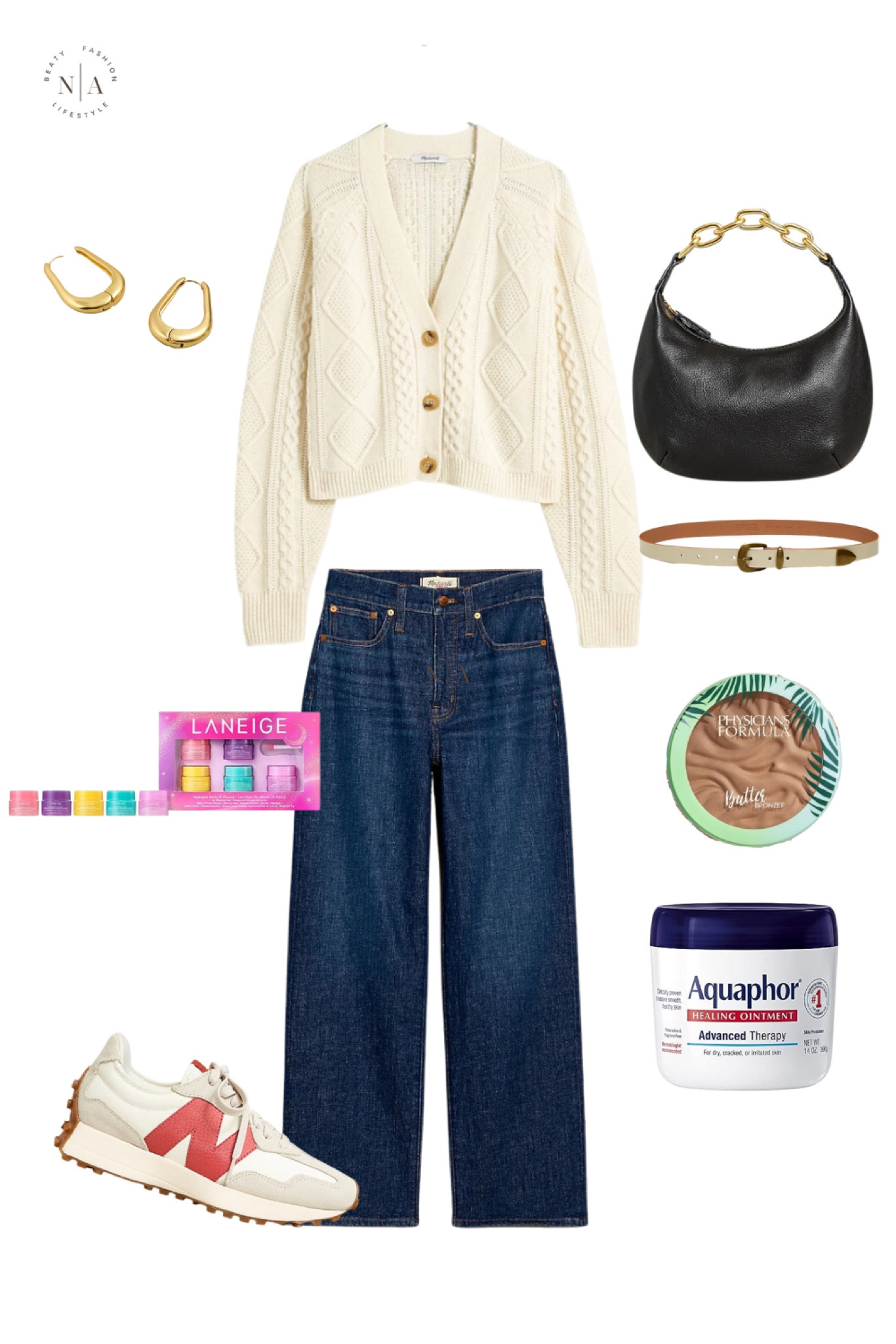 Cozy Vibes🍂🤍

Wide leg jeans, jeans, sweater, skincare, lip treatment, bronzer, bag, shoulder bag, mini bag, sneakers 

#LTKstyletip