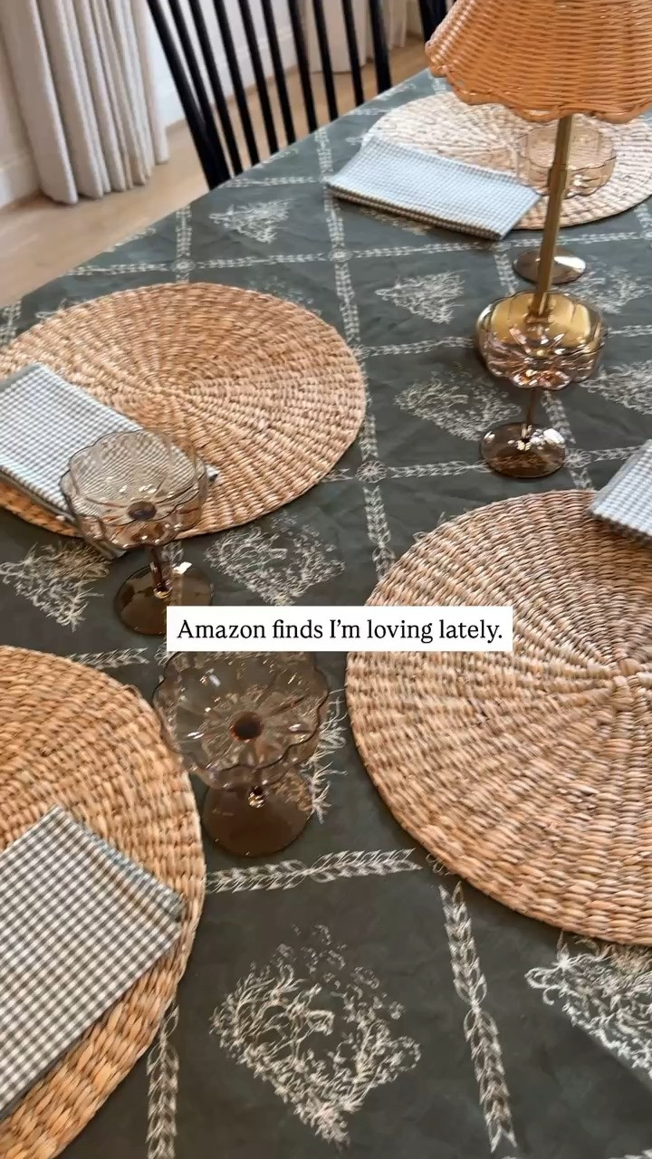 Amazon tablescape items I am loving 

 #LTKHome