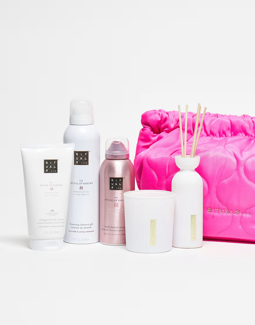 The Ritual of Sakura Cherry Blossom & Rice Milk Bath & Body Large Gift Set - saving 30%-No colour | ASOS (Global)