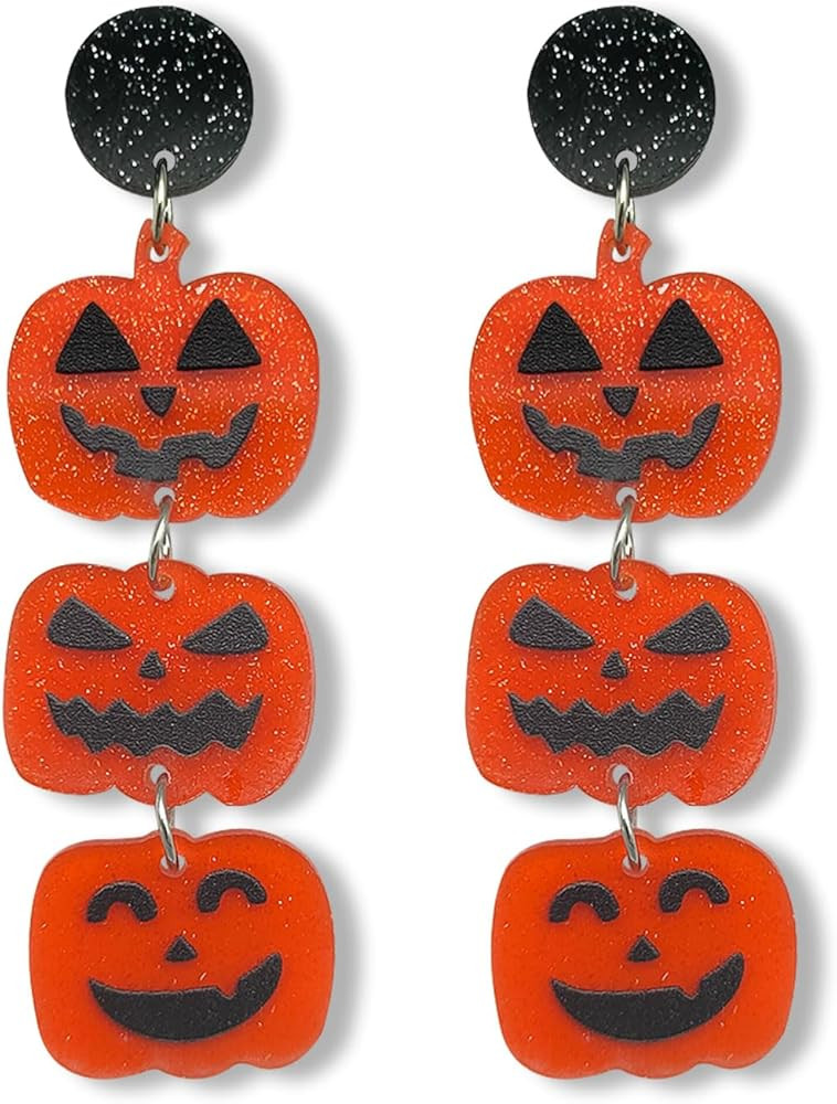 Halloween Earrings for Women Halloween CZ Spider Earrings Halloween Dangle Earrings Halloween Jew... | Amazon (US)