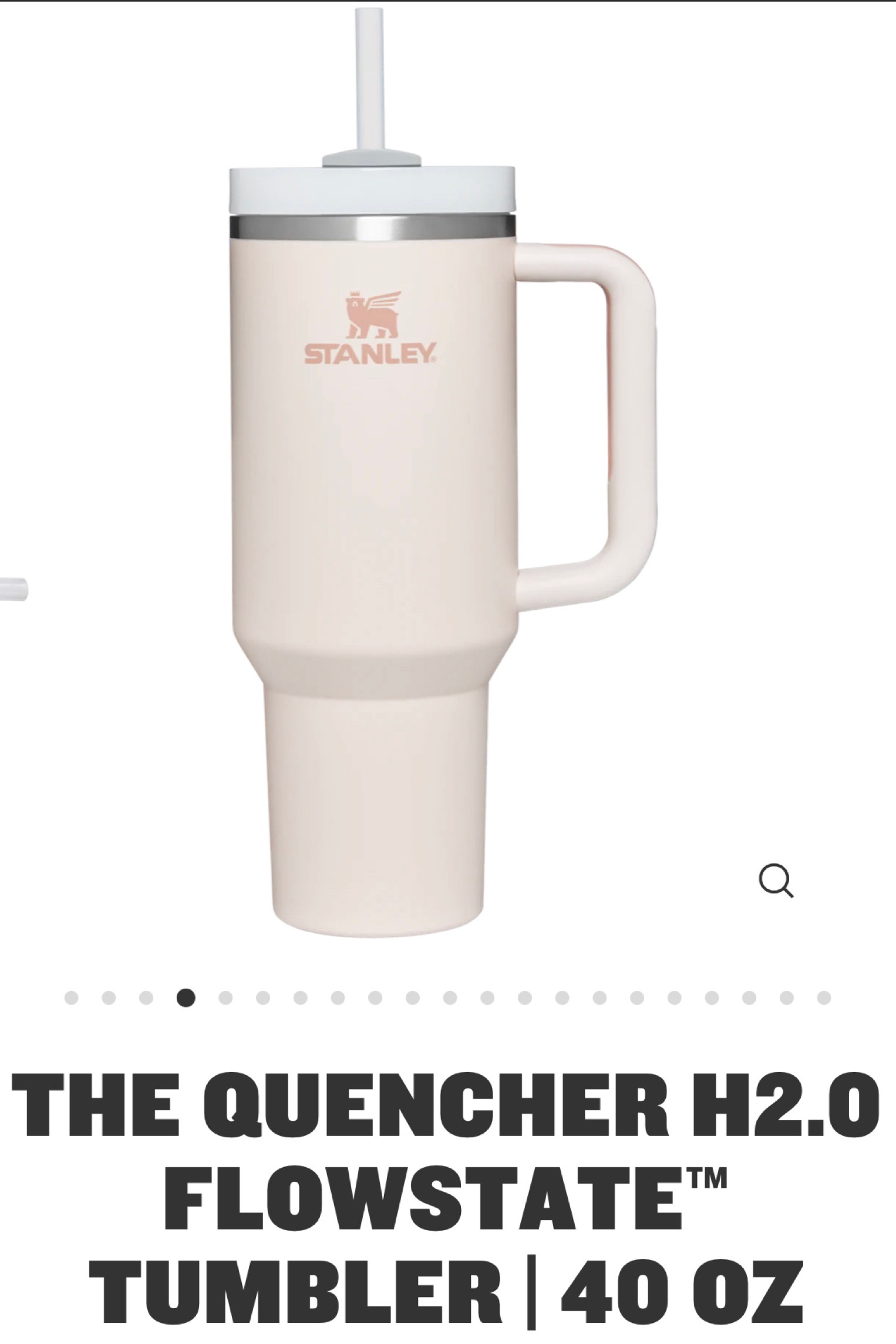 Back in stock!! Stanley cups 40oz in two colors available now! Hurry these will go fast! A few things that make them so amazing… fit in car cup holder, long straw too fit cup, easy handle! These make great gifts too! 