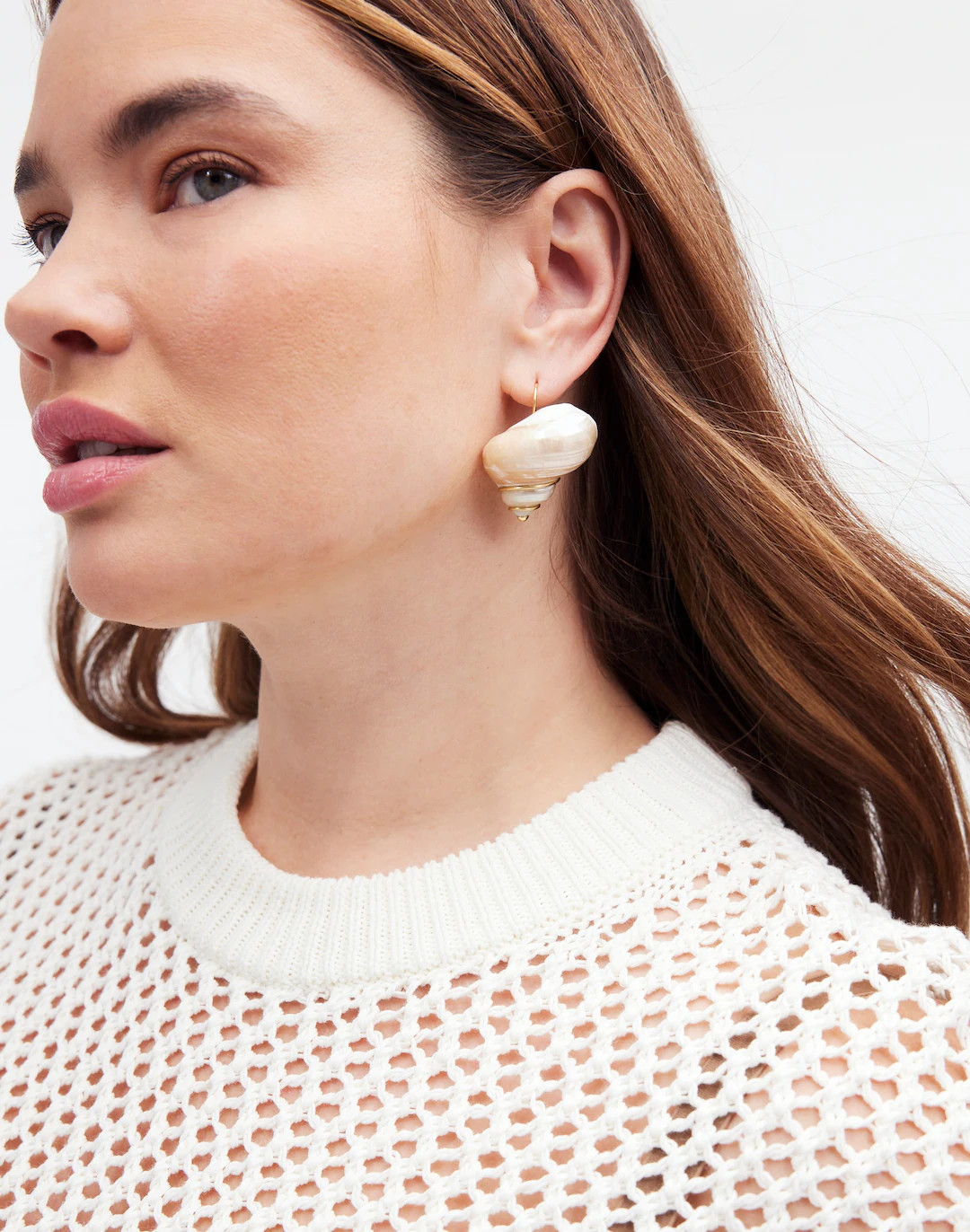 Genuine Shell Statement Earrings | Madewell