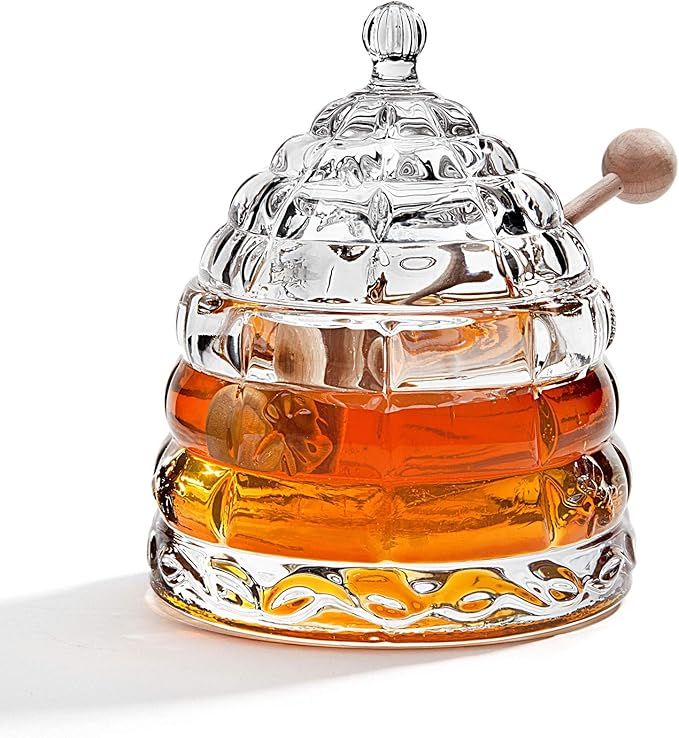 STUDIO SILVERSMITHS Beehive Crystal Honey Jar | Amazon (US)