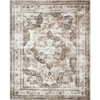 Sofia Salle Garnier Light Brown 8' 0 x 10' 0 Area Rug | The Home Depot