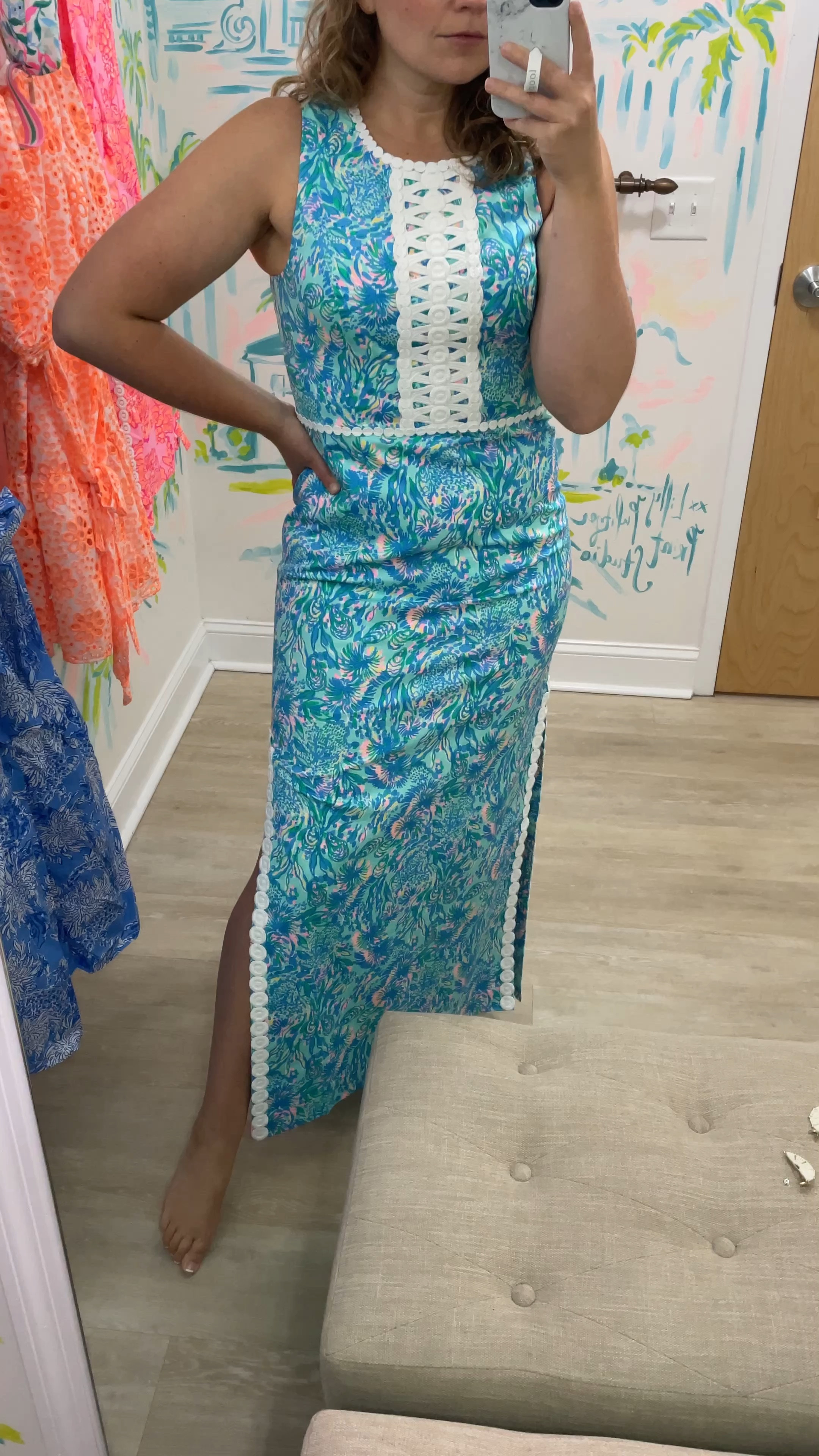 Maxi cheap shift dress