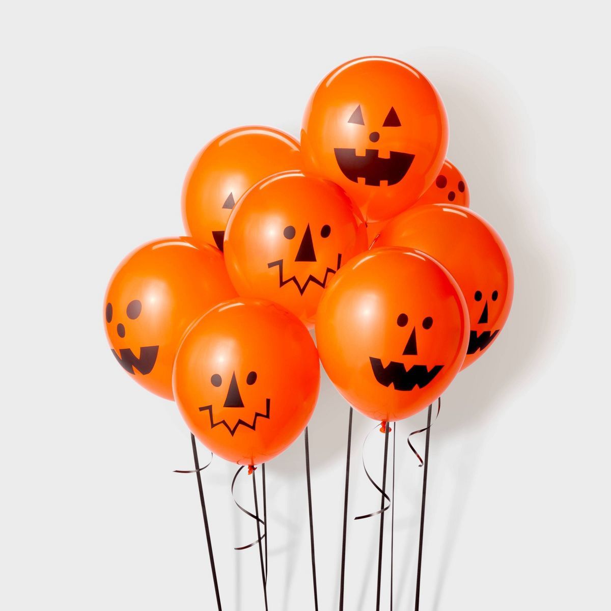 8pk Pumpkin Faces Halloween Balloon Set - Hyde & EEK! Boutique™ | Target