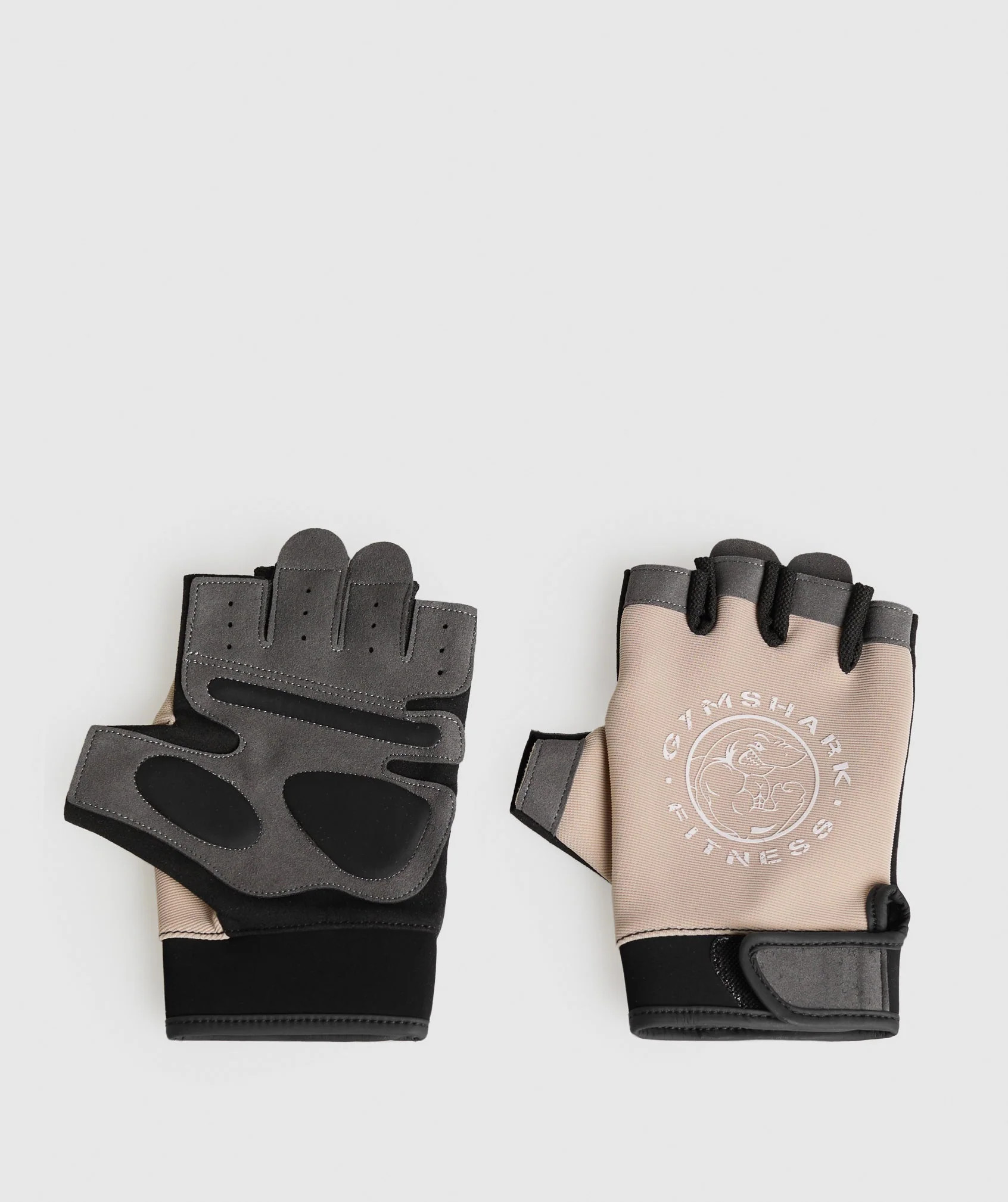 Gymshark Legacy Lifting Gloves - Pebble Grey | Gymshark US