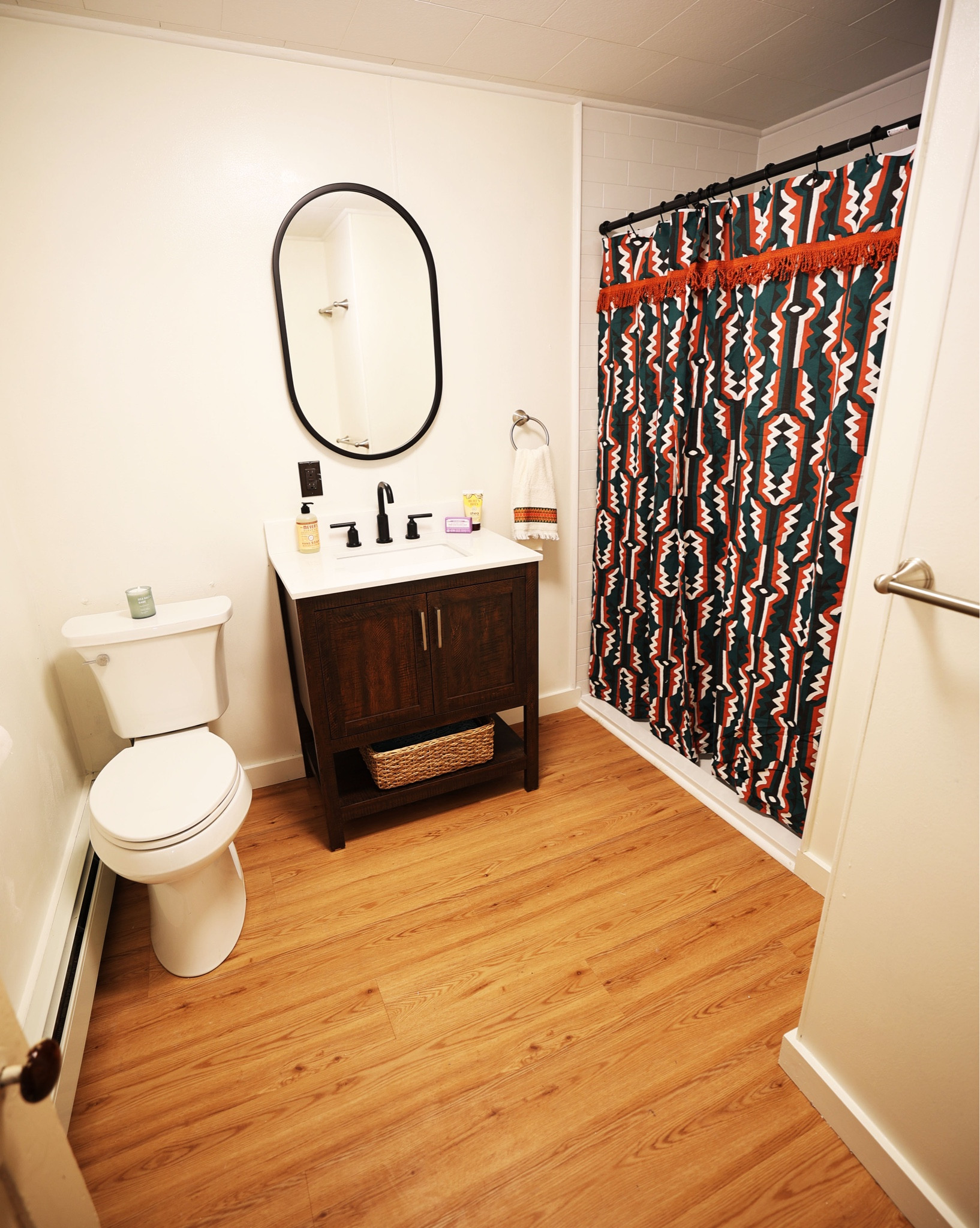This bathroom was a huge transformation!!

#LTKHome #LTKFindsUnder50
