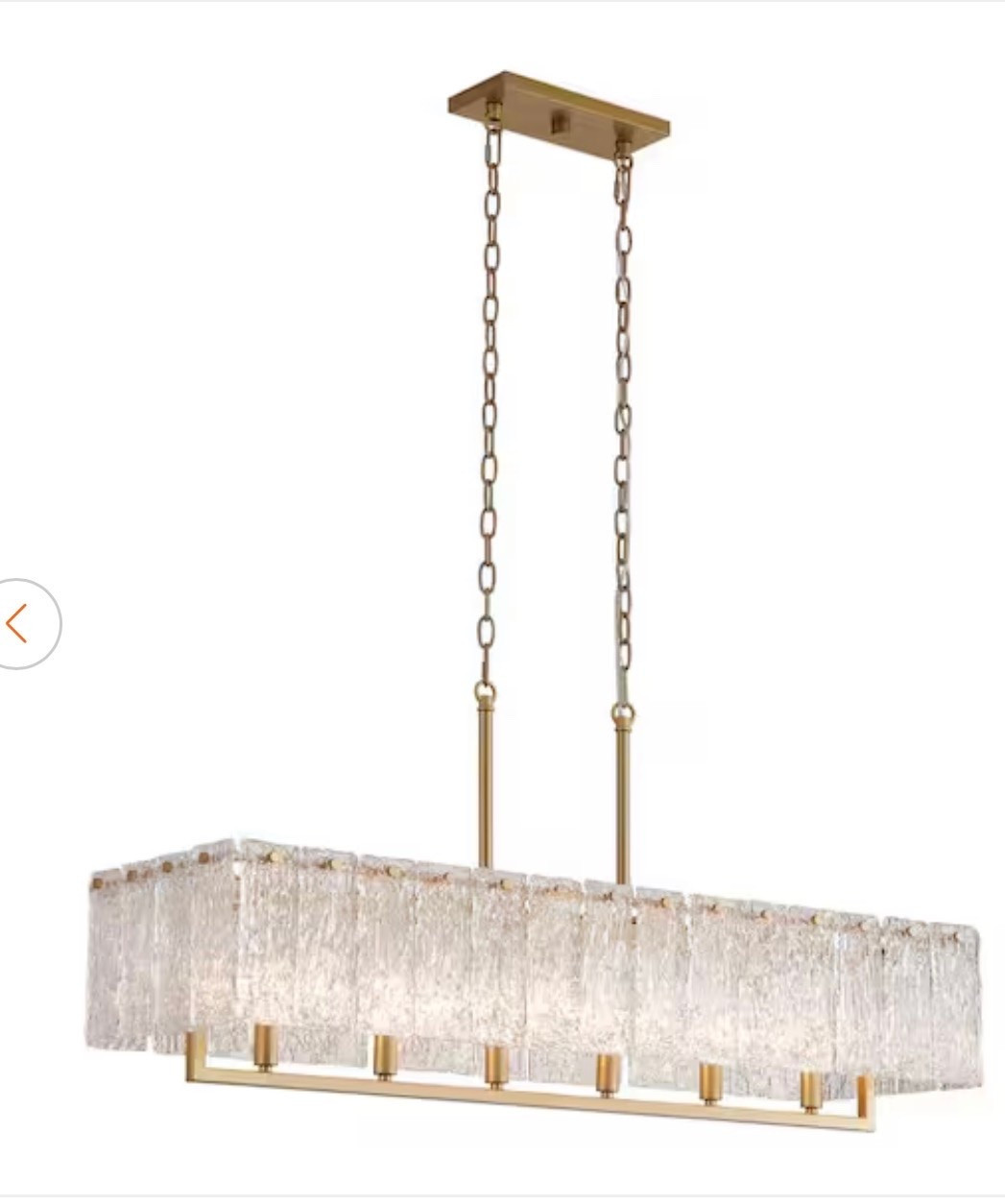 Modern, linear chandelier! Great for an island or dining room

#LTKHome