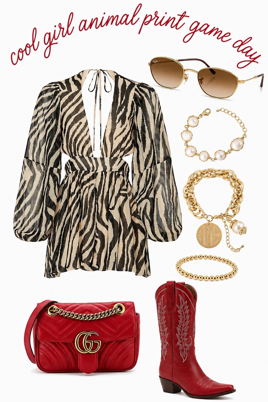 Obsessed with this animal print romper. So perfect for colorful accessories and fun game days!

#LTKootd