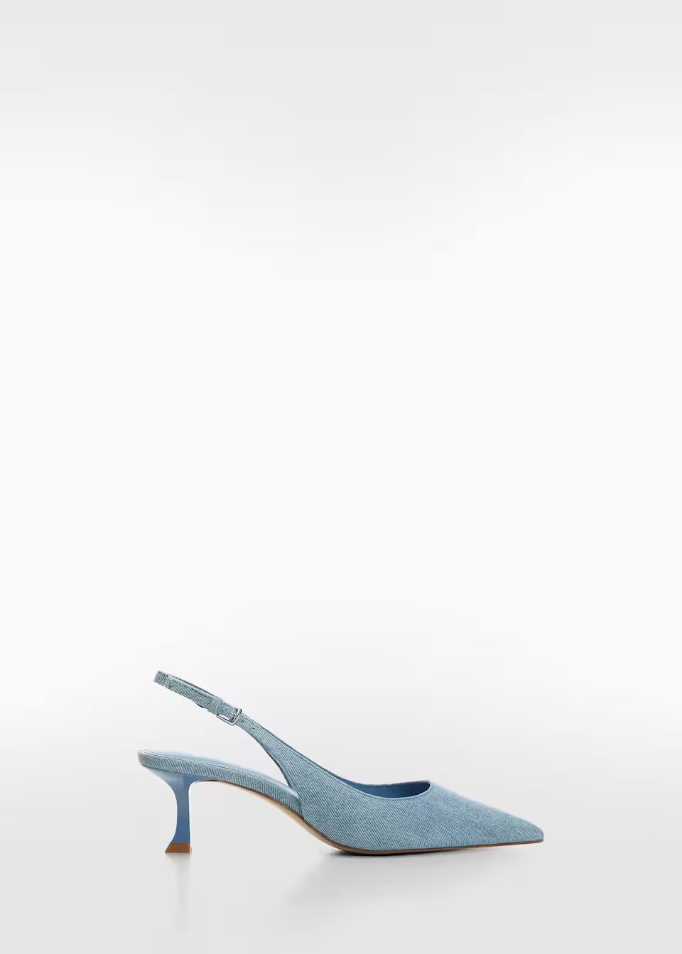 High-heeled denim shoes -  Women | Mango USA | MANGO (US)