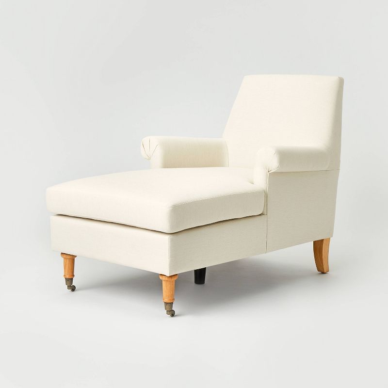 Mercer Chaise Natural Linen - Threshold&#8482; designed with Studio McGee | Target