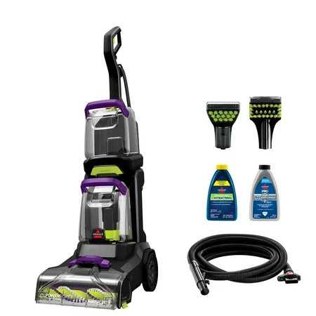 BISSELL PowerForce Pet Turbo XL Upright Deep Cleaner, for Carpet and Upholstery, Drys in 45 minutes, Trial Formula, 3896, Purple | Walmart (US)