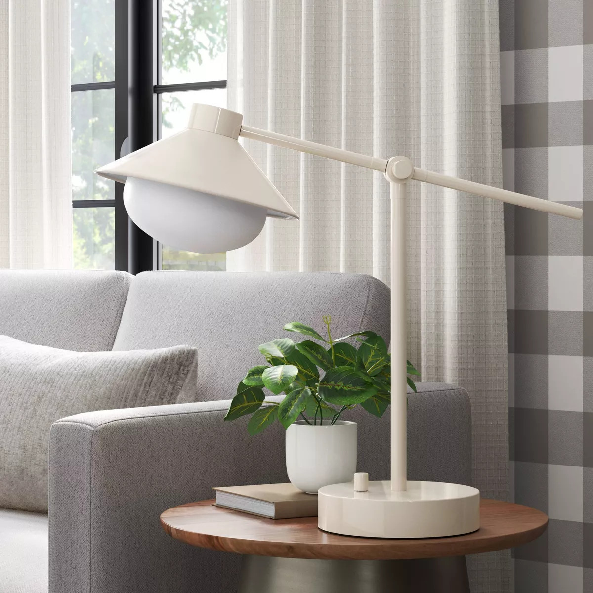 Shaded Orb Task Lamp Cream - Threshold™ | Target