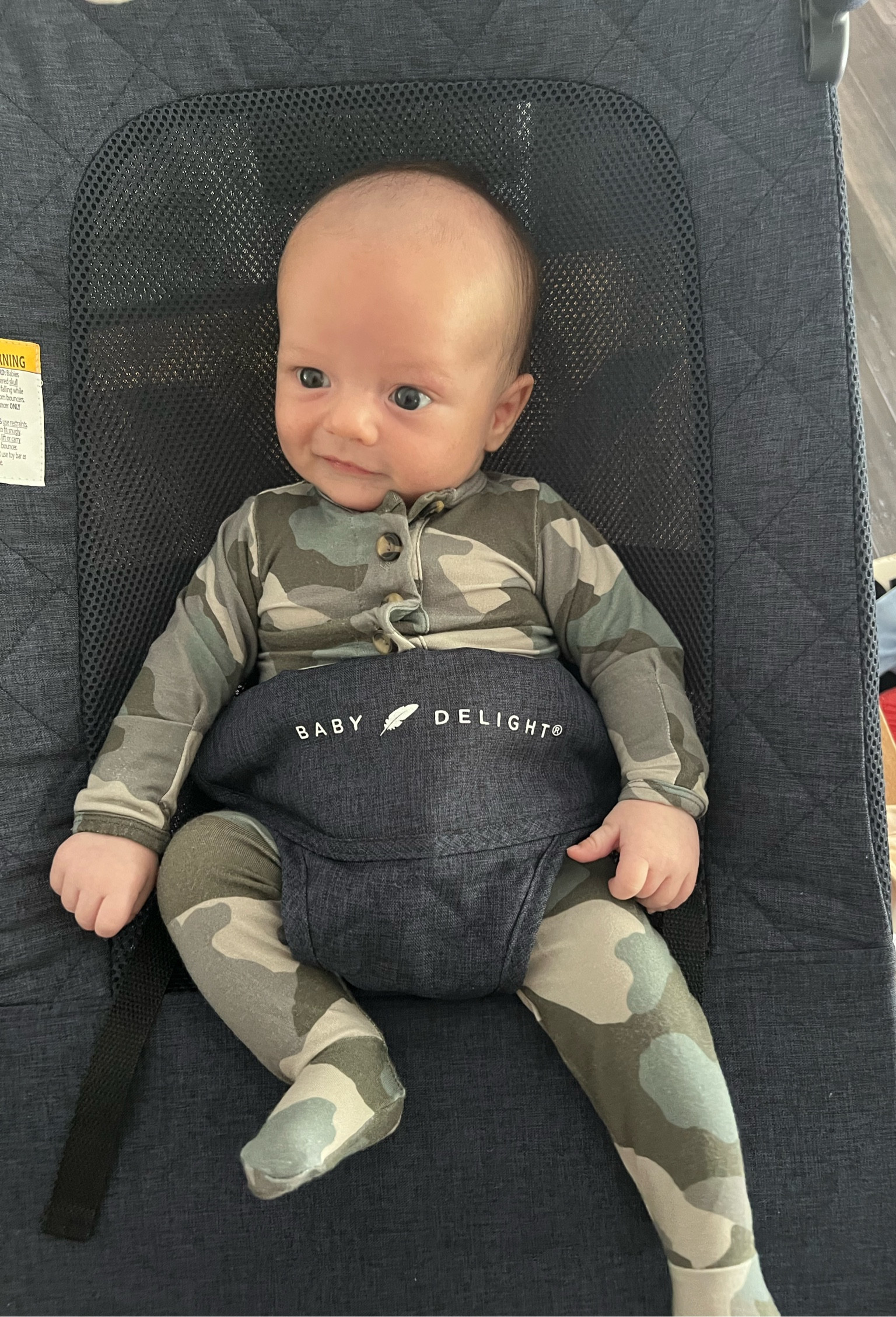 He loves his baby chair so much!! And we love his baby camo outfit 😍😍😍

#LTKhome #LTKbaby #LTKfamily