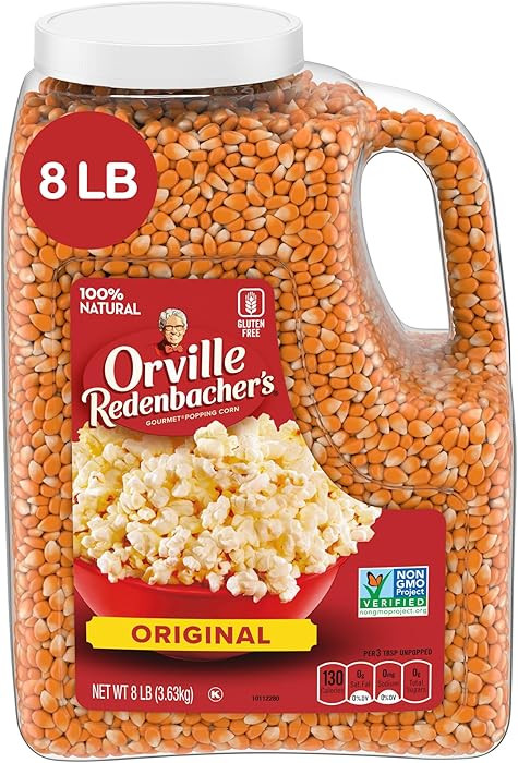 Orville Redenbacher's Gourmet Popcorn Kernels, Original Yellow, 8 lb. | Amazon (US)