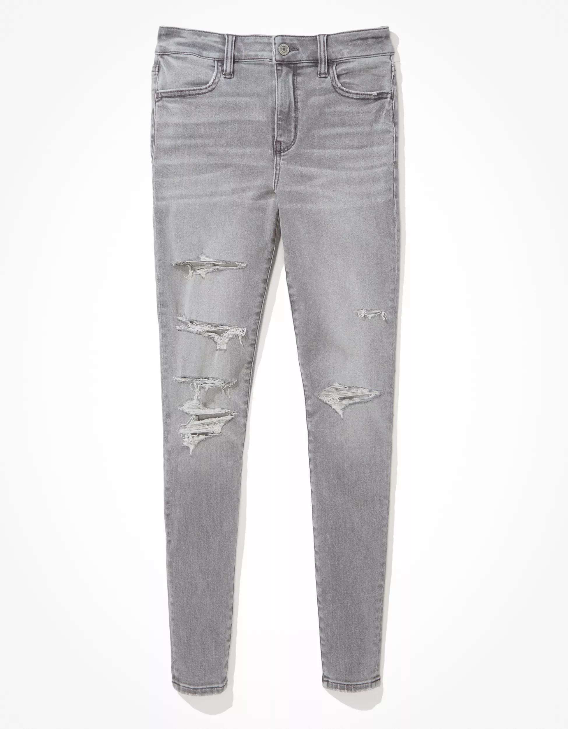 AE Ne(x)t Level Ripped High-Waisted Jegging | American Eagle Outfitters (US & CA)