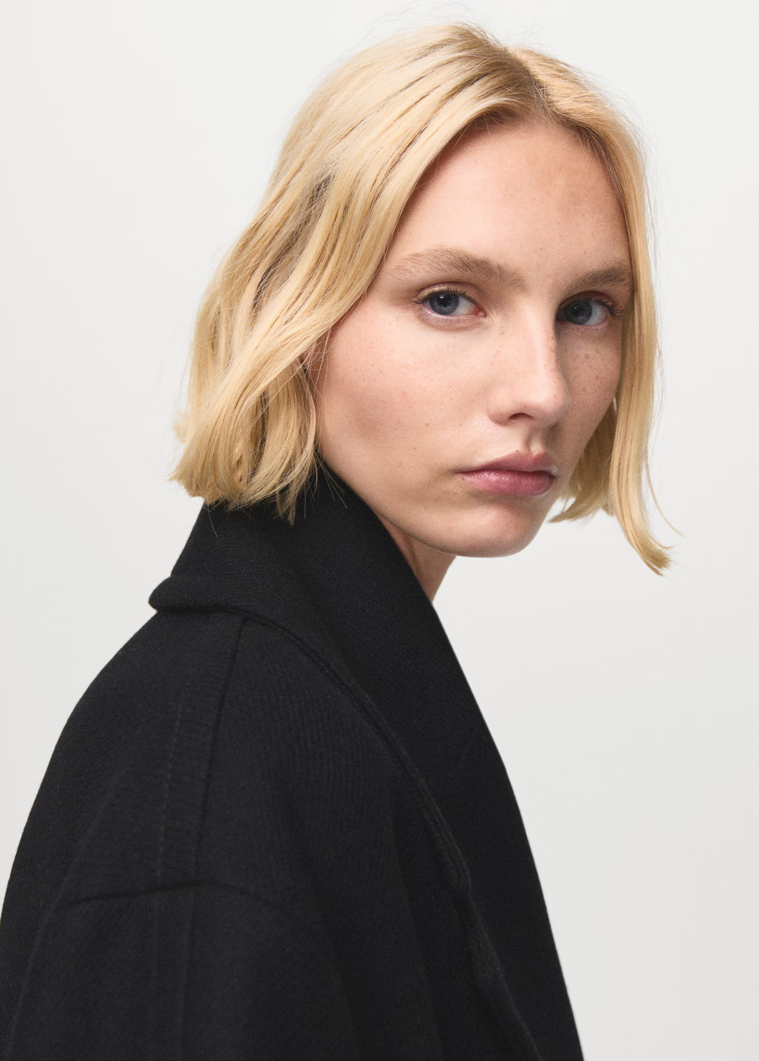 Manteco wool coat with belt | MANGO (UK)