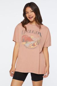 Oregon Graphic Drop-Sleeve Tee | Forever 21 | Forever 21 (US)