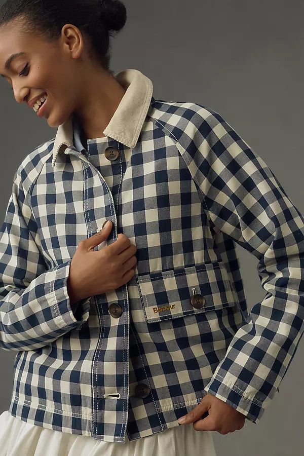 Barbour Maddison Gingham Casual Jacket | Anthropologie (US)