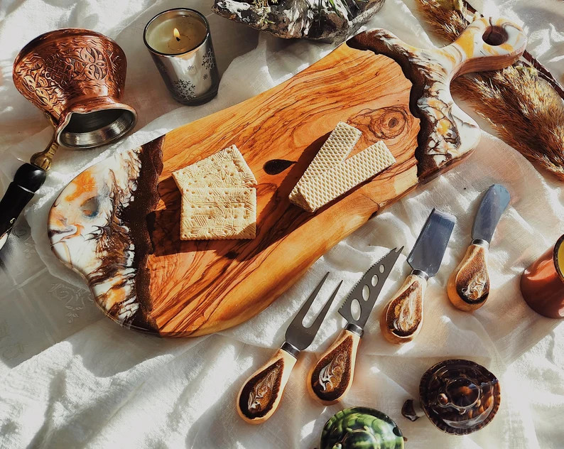Resin Epoxy Chocolate Board Personalized Cutting Board | Etsy | Etsy (US)