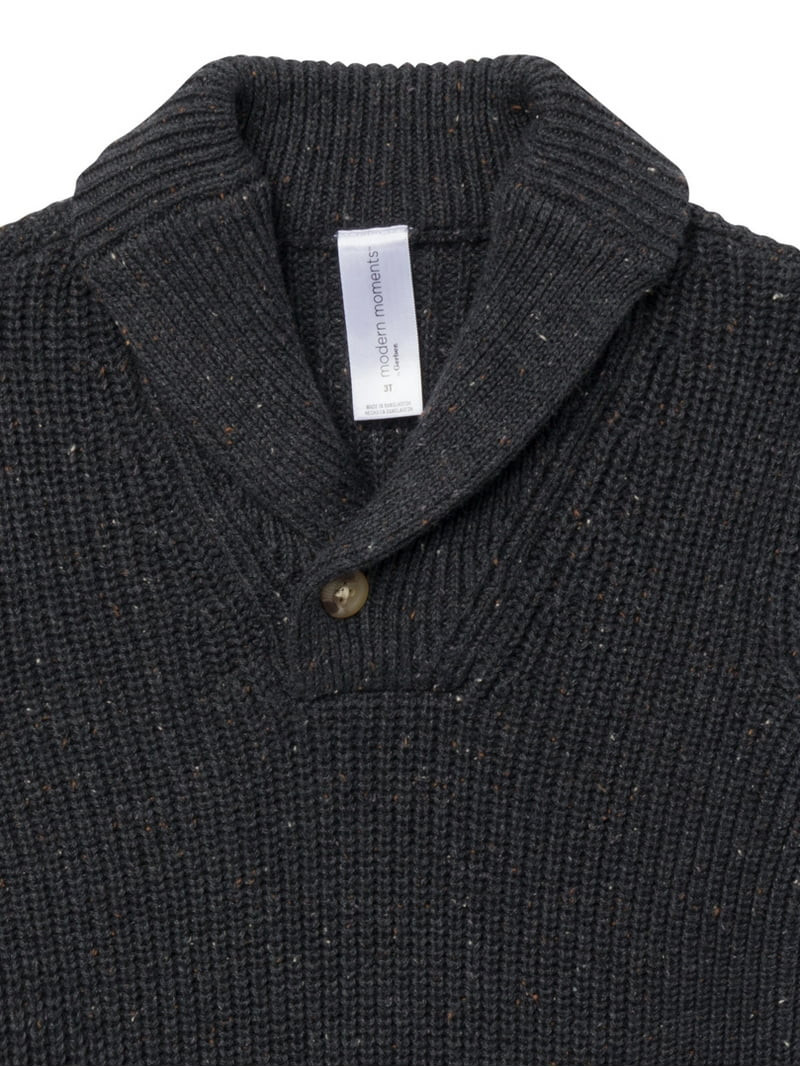 Modern Moments by Gerber Toddler Boy Shawl Collar Sweater, Sizes 12M-5T | Walmart (US)