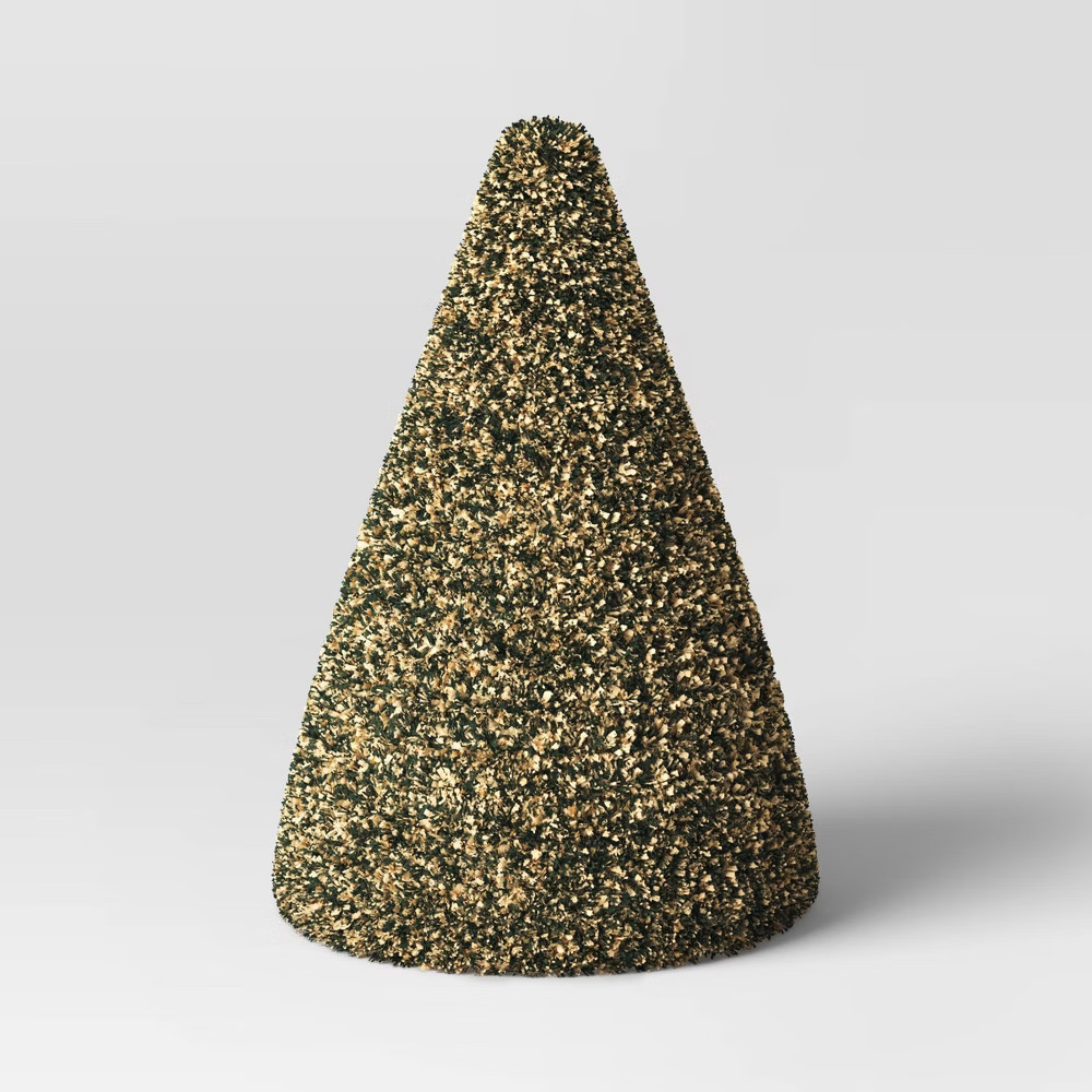 Medium Raffia Decorative Tree Green - Threshold | Target