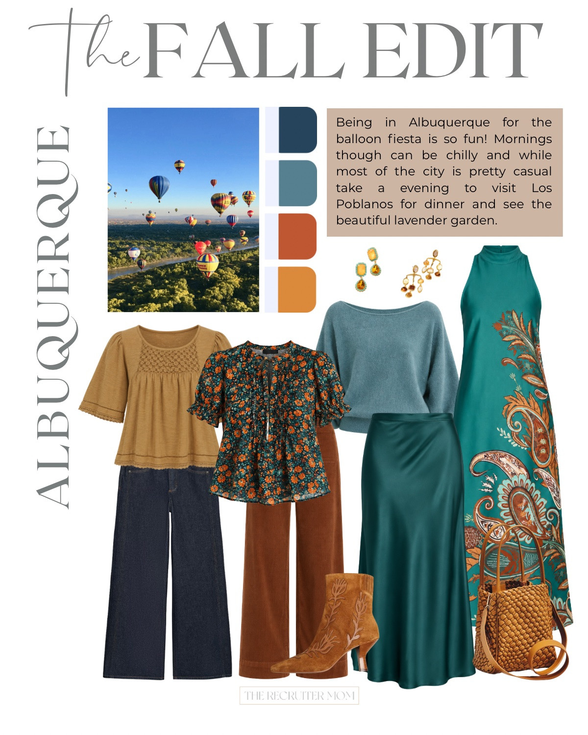 Fall in Albuquerque hosts the International Balloon Fiesta and I cannot WAIT to see the sky filled with hot air balloons! 🎈 Packing lots of easy layers for those chilly early mornings, warmer afternoons and plenty of exploring around New Mexico. 

 #LTKgrwm #LTKSeasonal #LTKTravel