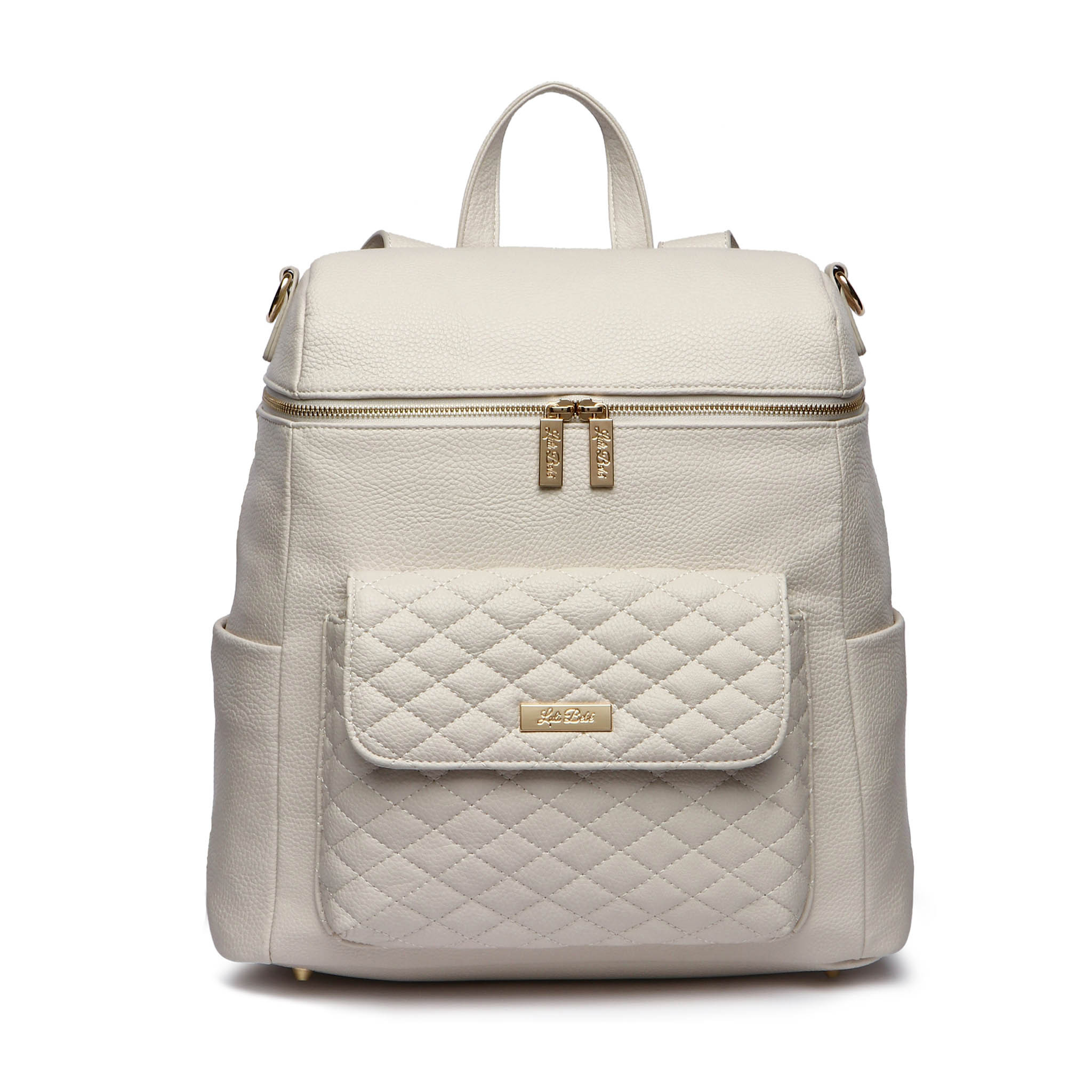 Monaco Diaper Bag | Pearl White | Luli Bebé