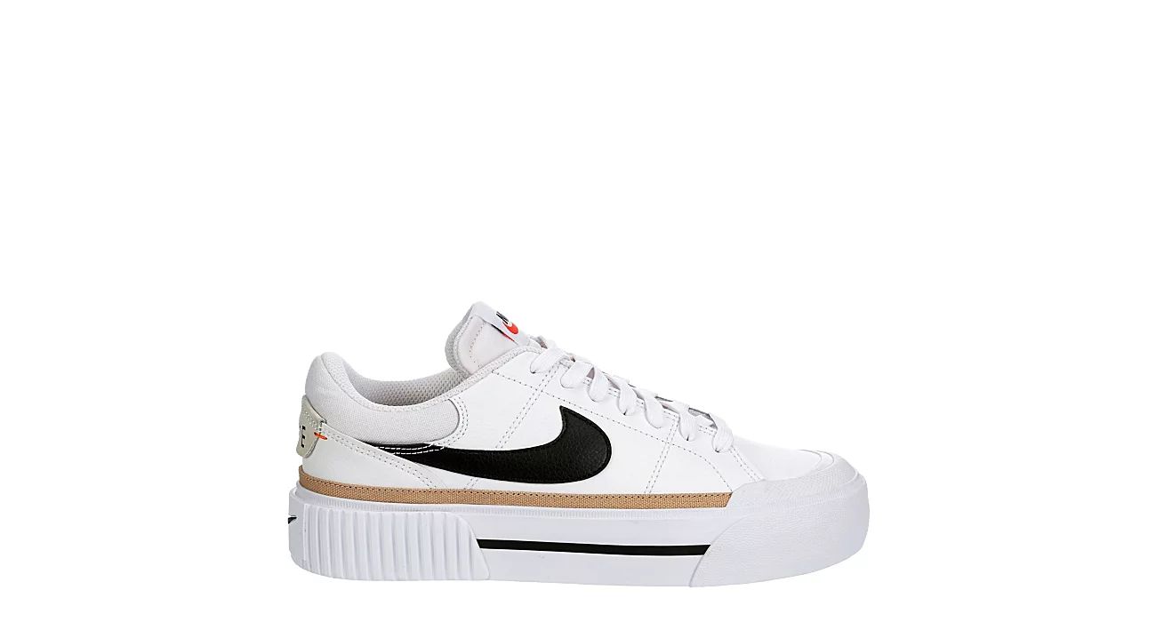 WHITE NIKE Womens Court Legacy Lift Sneaker | Rack Room Shoes