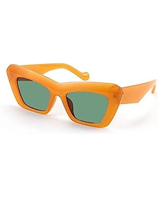 Karsaer Vision Retro Vintage Cateye Square Sunglasses Plastic Frame 90s sunglasses Stylish Classi... | Amazon (CA)